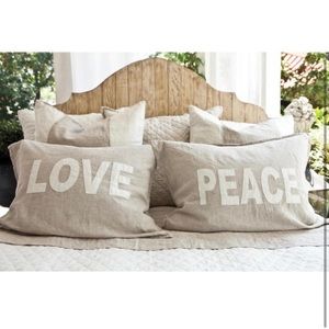 Pom Pom at Home, Spring Jilly Box Peace and Love Pillow Sham Set